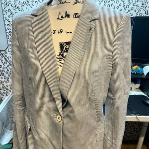 Tommy Hilfiger Seersucker Blazer New with Tags. Lined.